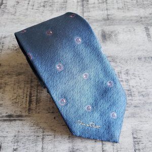 Oscar de la Renta Blue Pink Tie